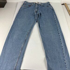 Y2K Levi's Jeans Men's 33x34* 550 Relaxed Fit Blue Faded Cotton Denim Tag 34x36